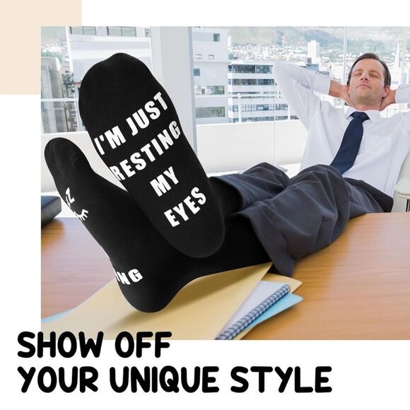 Funny Socks Two Pairs One Size Fits All NWT - Picture 1 of 6